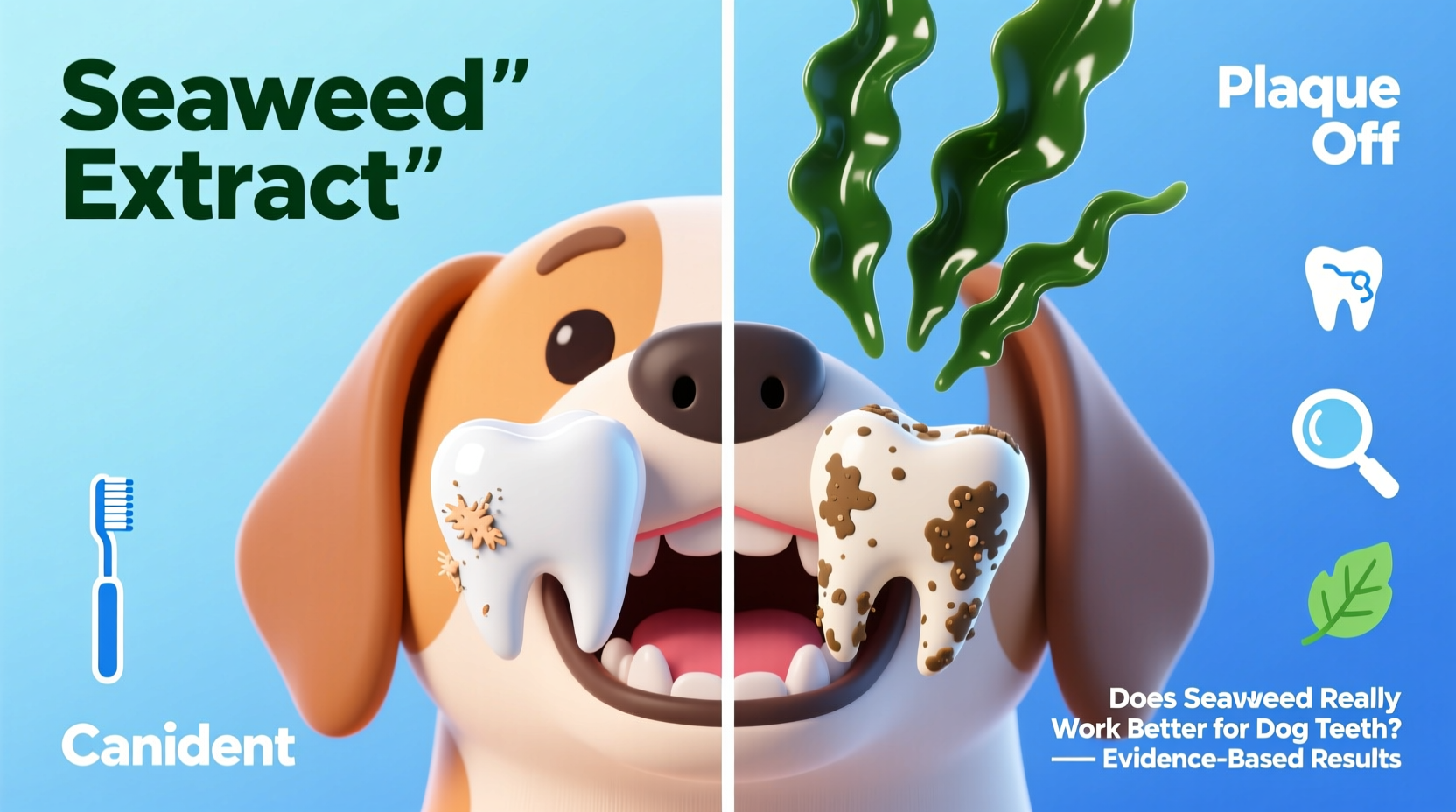 canident vs plaque off does the seaweed really work better for dog teeth
