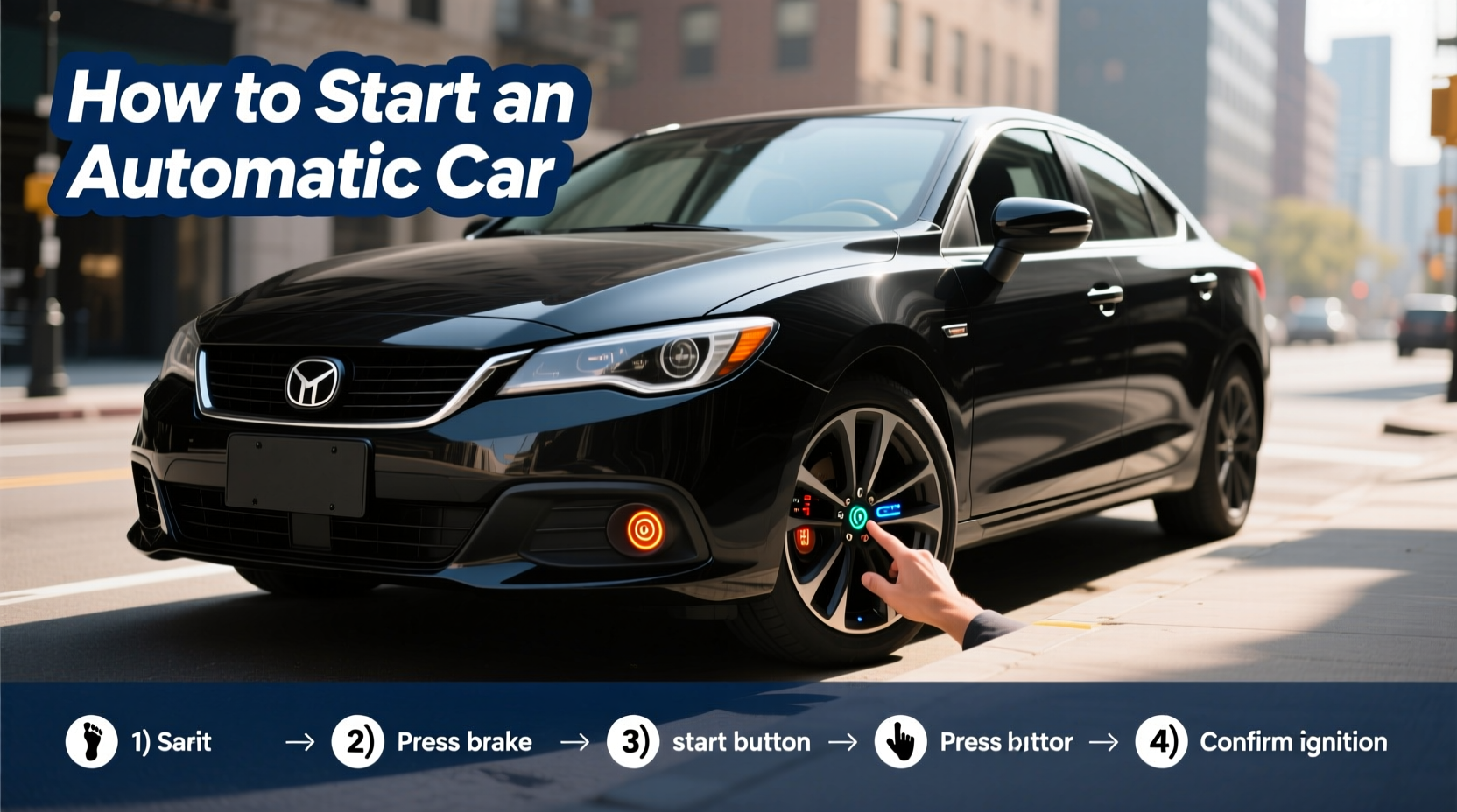 how do you start a automatic car
