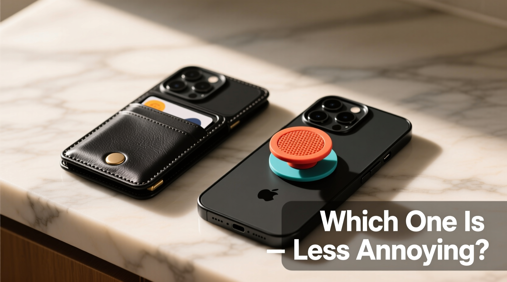 iphone wallet case vs popsocket which one is actually less annoying to use