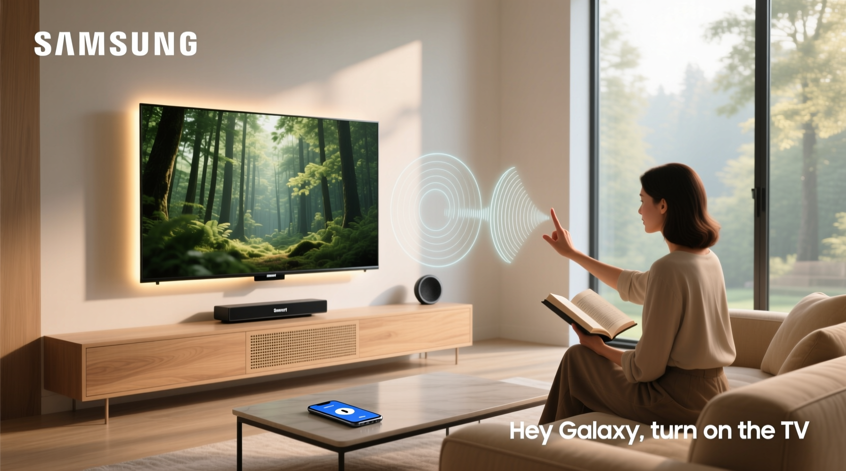 Samsung TV with Voice Control Guide