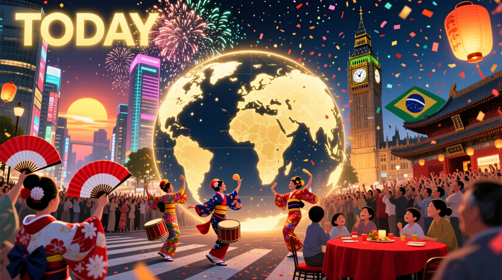 which country is in new year