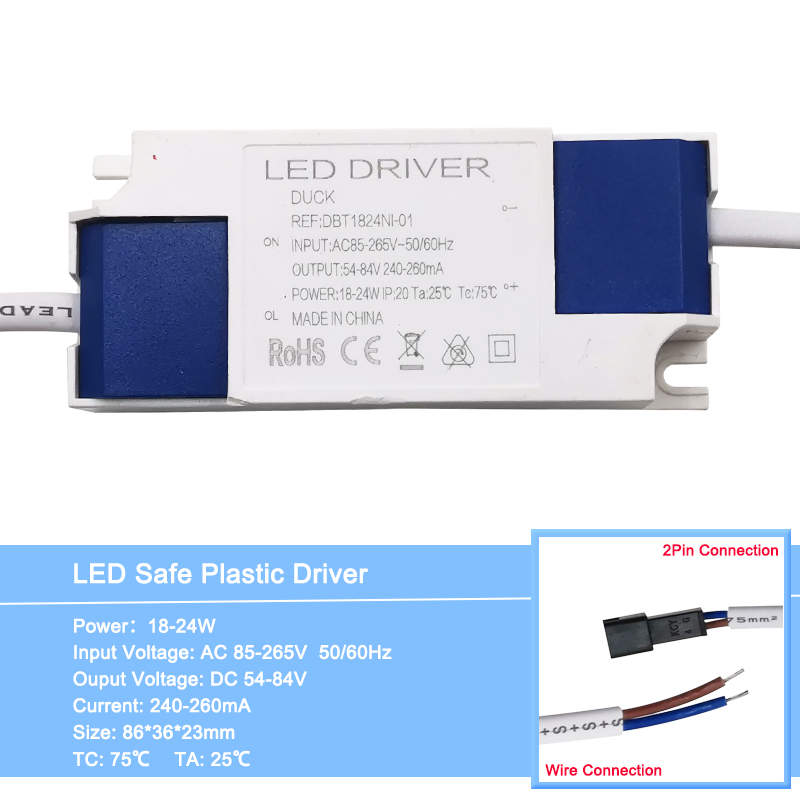 1-36W LED Lighting Transformers Power Supply AC100-240V High Quality LED Constant Current Driver Adapter 300mA for LED Lights