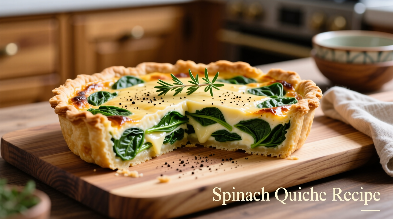 Perfect Spinach Quiche Recipe: Creamy, Flaky & Foolproof