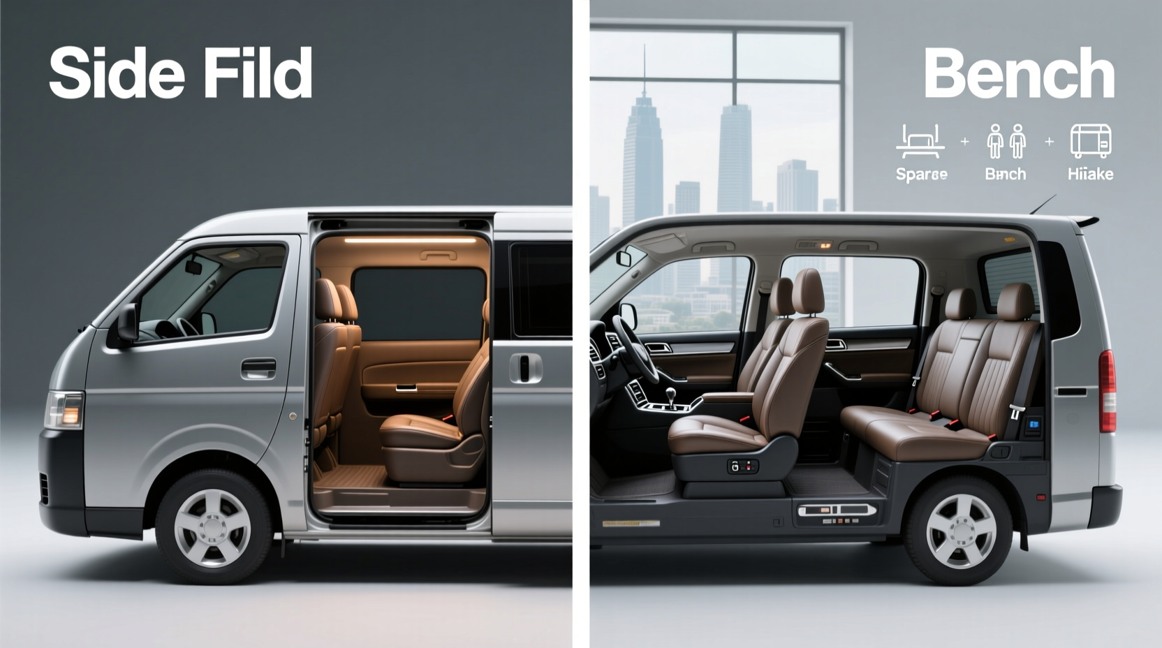 side fold vs bench hiace jakarta