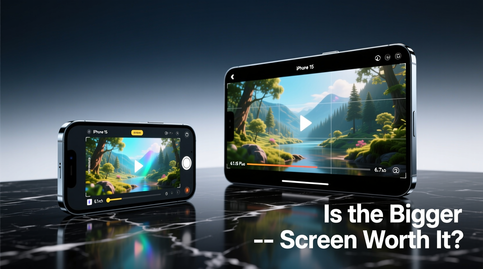 iphone 15 vs 15 plus is the bigger screen actually worth it