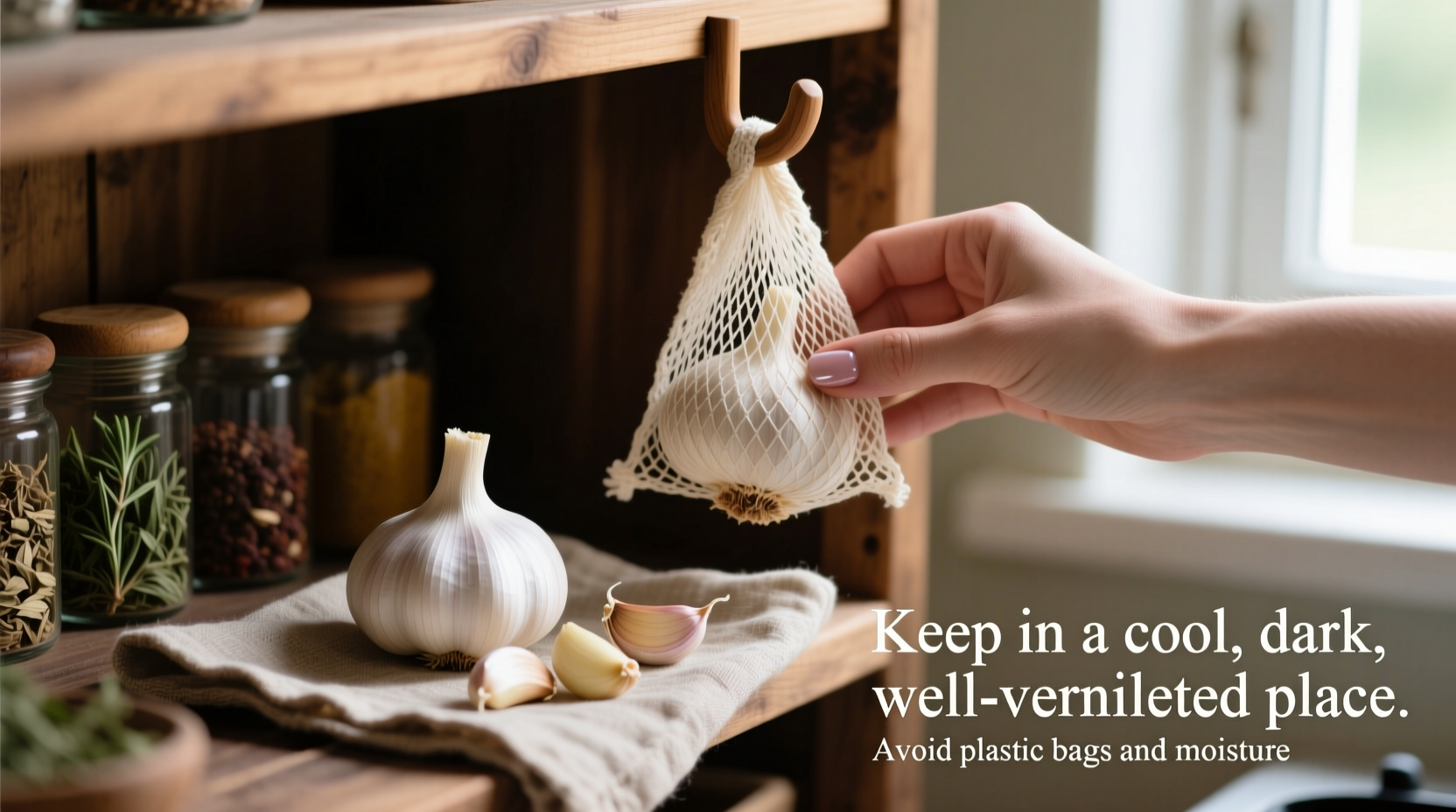 how to keep fresh garlic fresh