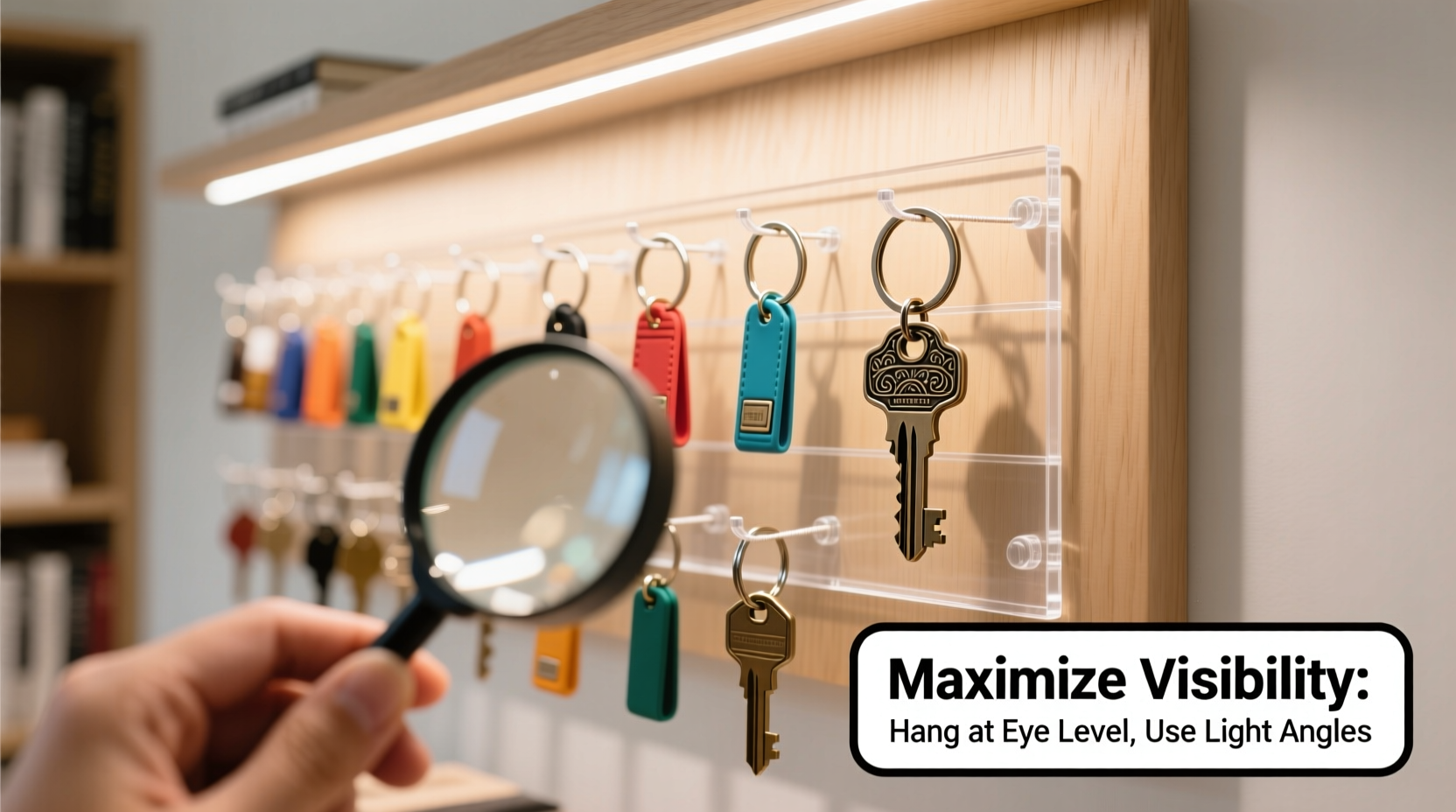 maximizing keychain visibility practical tips for hanging and displaying your collection
