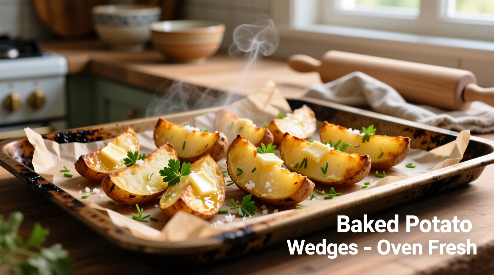 Perfect Baked Potato Wedges Oven Recipe: Crispy Every Time
