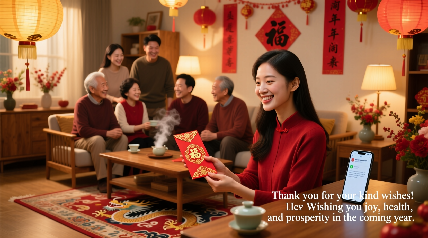 how to reply happy new year