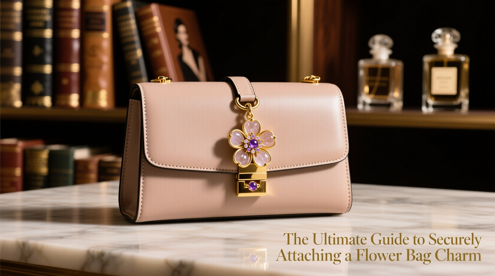the ultimate guide to securely attaching a flower bag charm to enhance your handbag style
