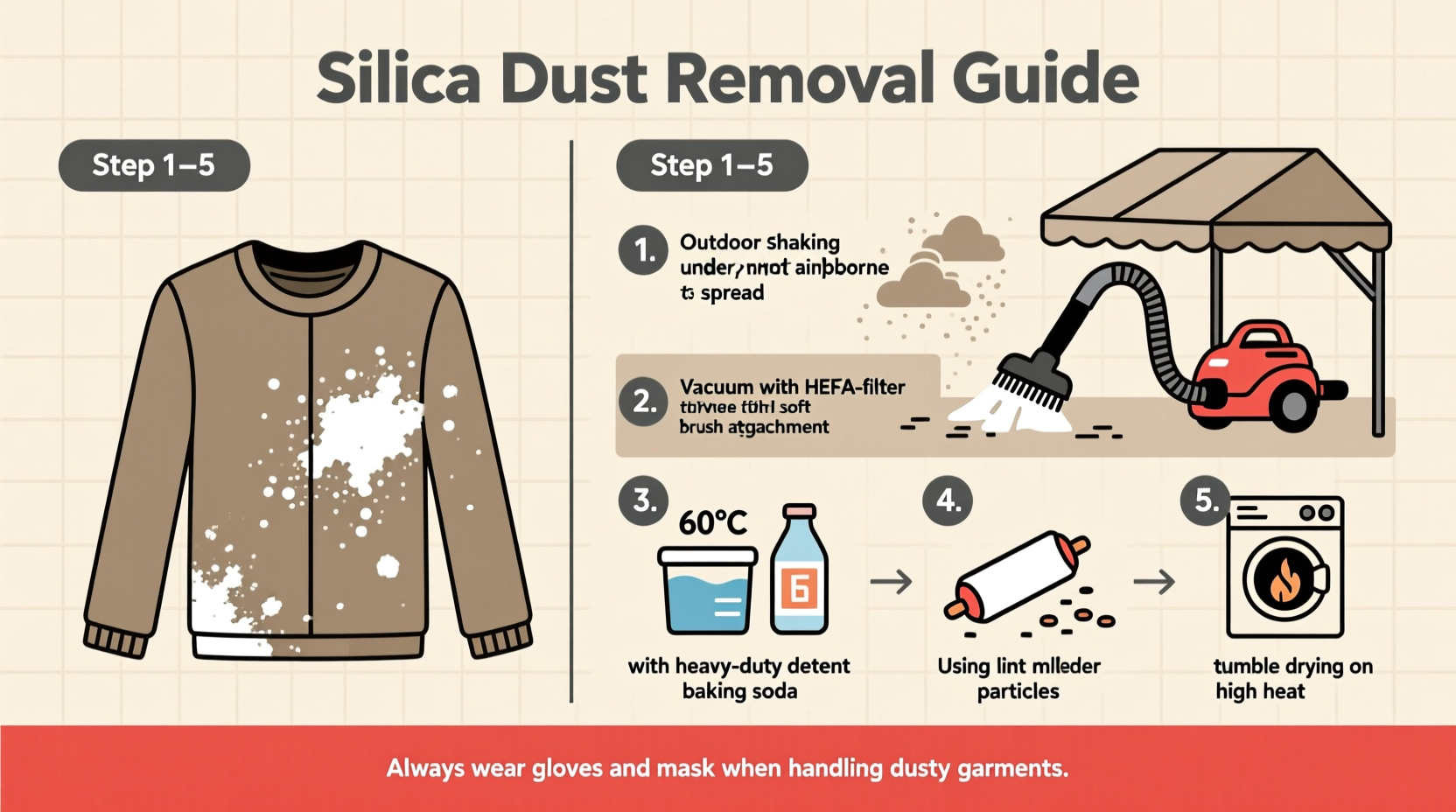 effective methods for removing silica dust from clothes a comprehensive cleanup guide
