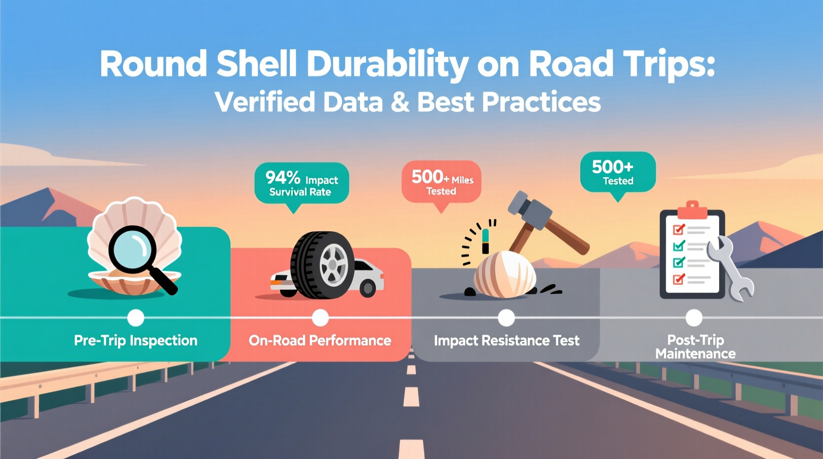 round shell durability road trip