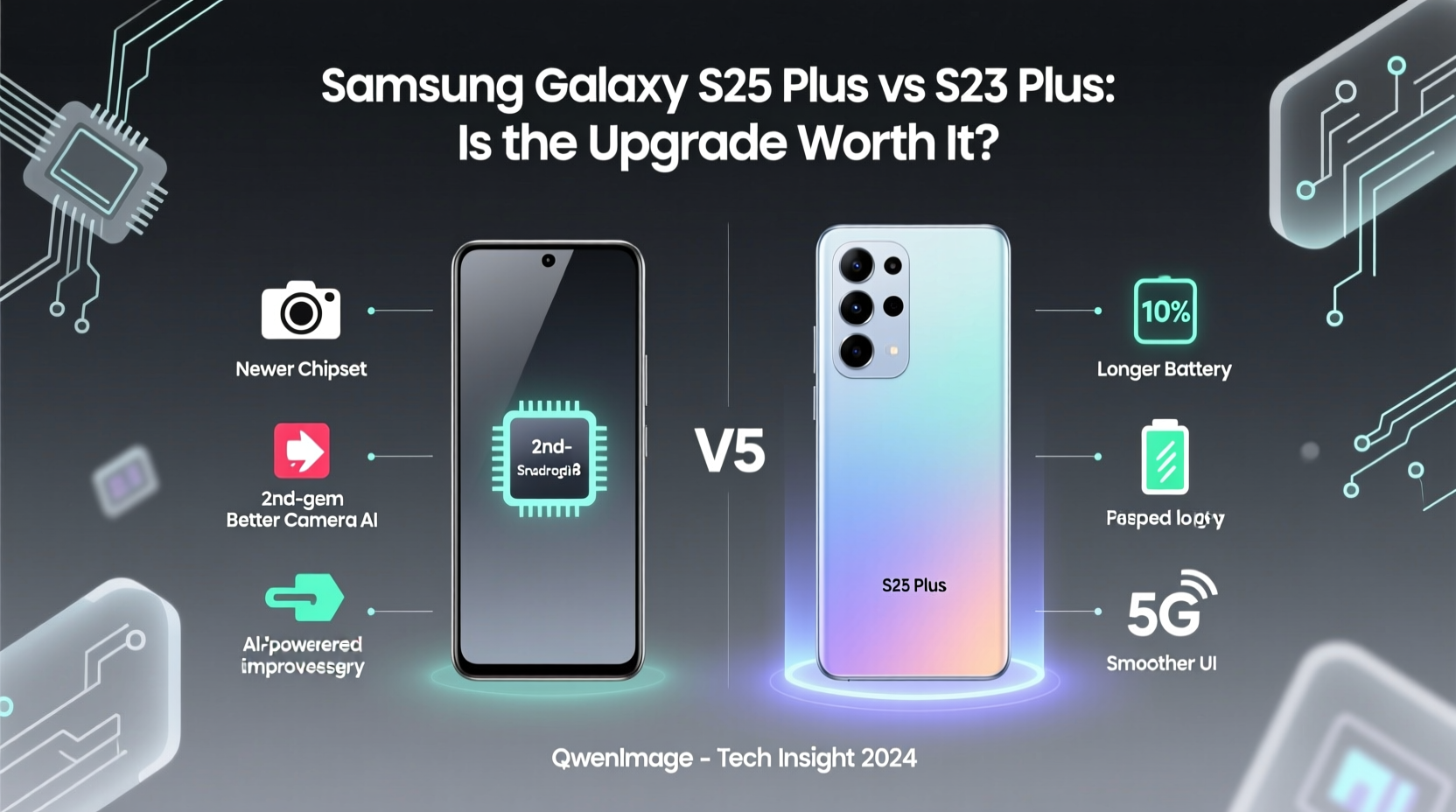 is the samsung galaxy s25 plus worth the upgrade from the s23 plus