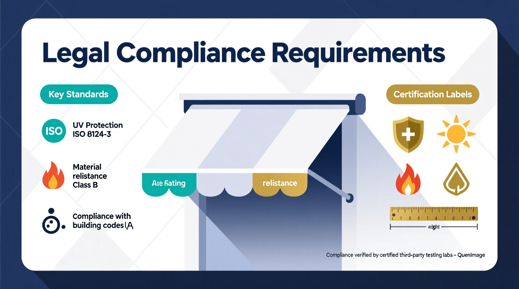 legal compliance custom sunshade