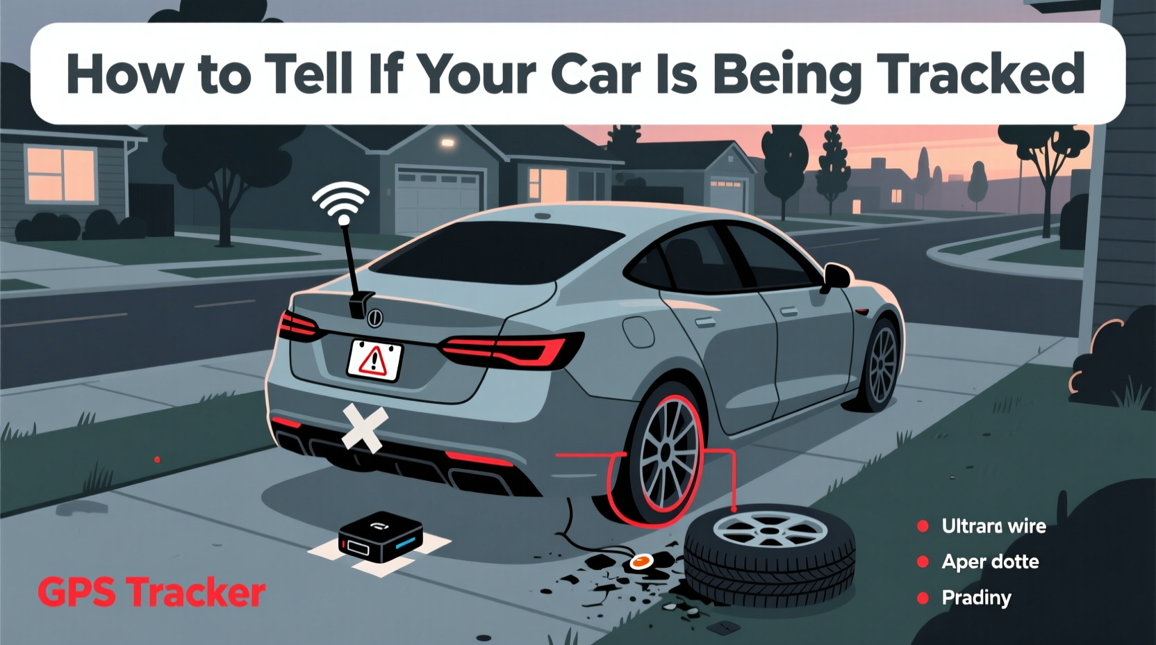 how do you know if your car is being tracked