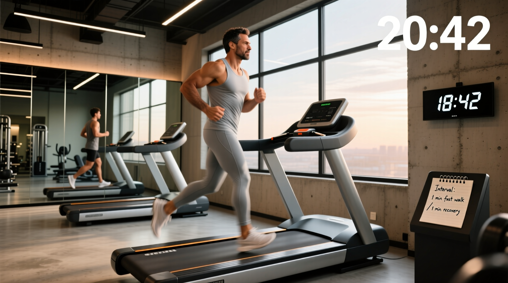 20 minute treadmill walking workout