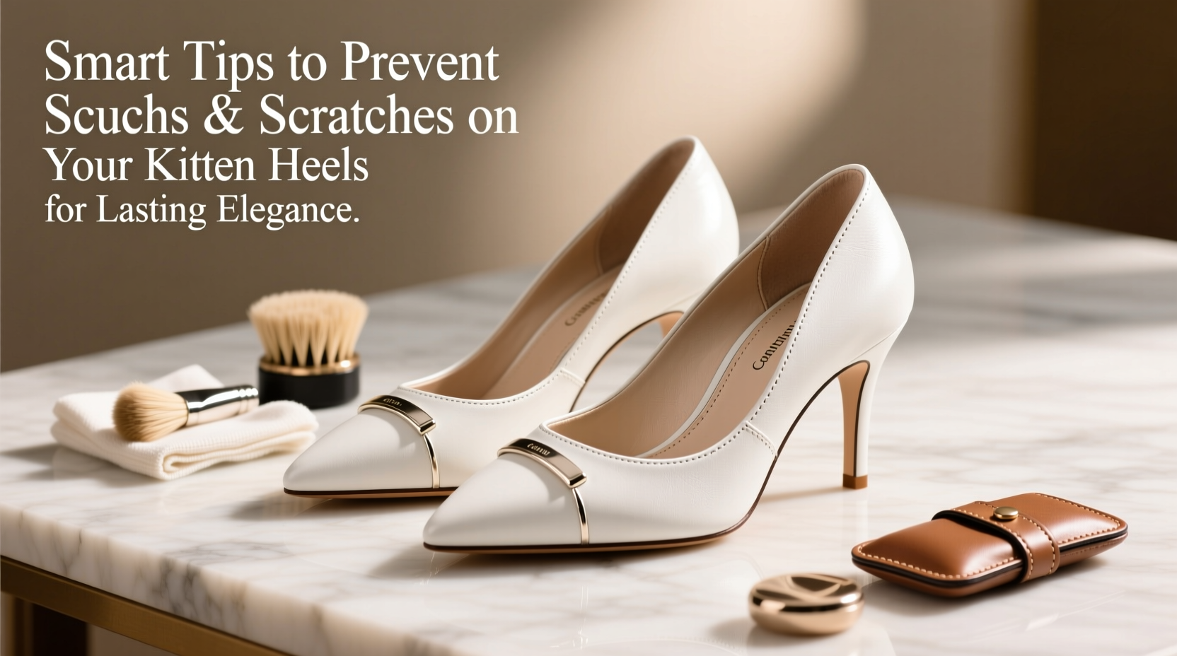 smart tips to prevent scuffs and scratches on your kitten heels for lasting elegance