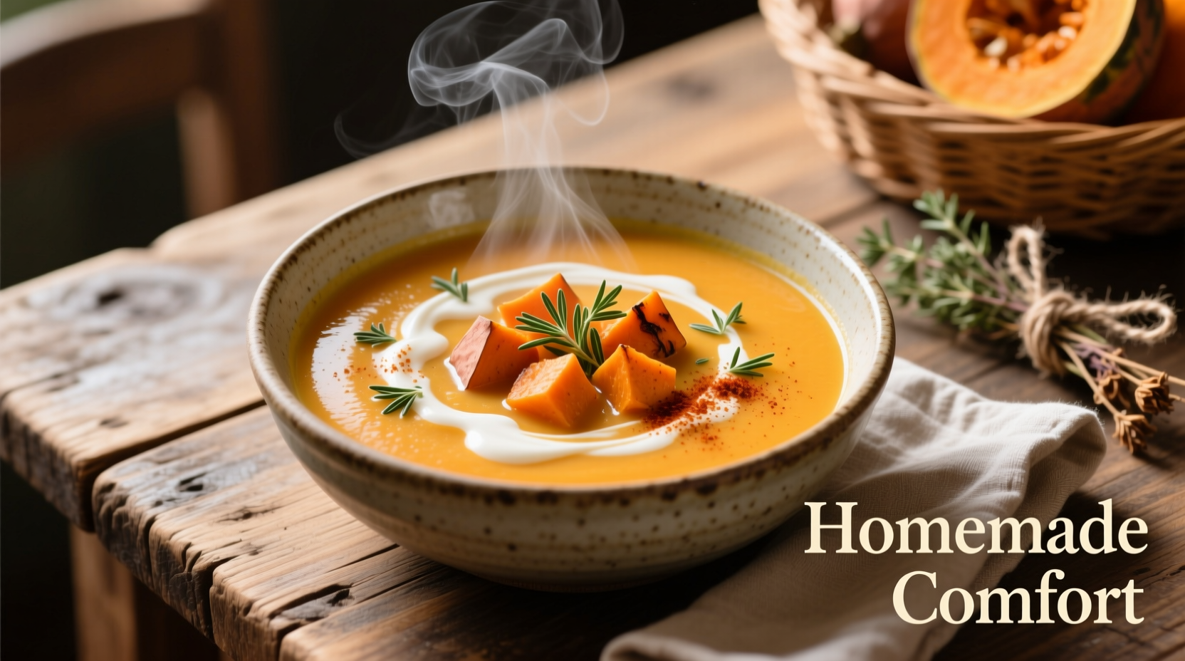 sweet potato and squash soup