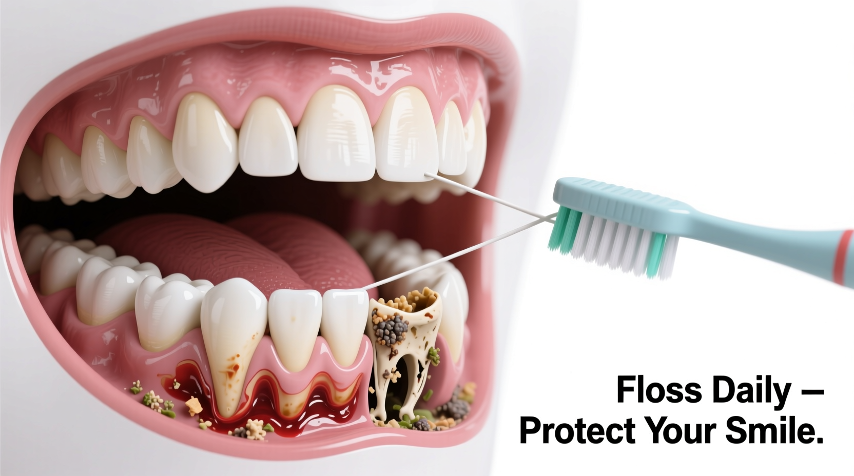 why is flossing so important benefits risks of neglecting to floss