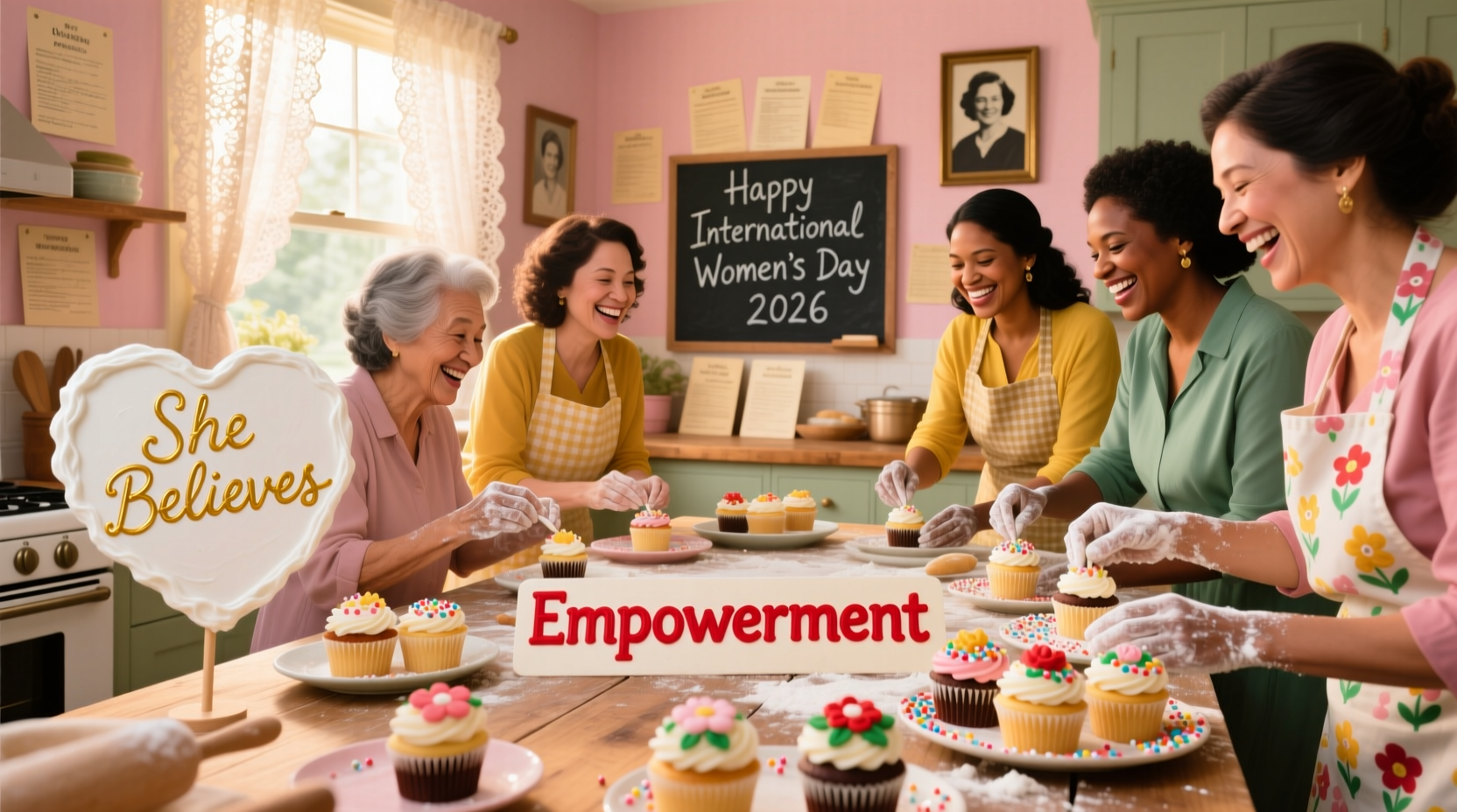international womens day baking