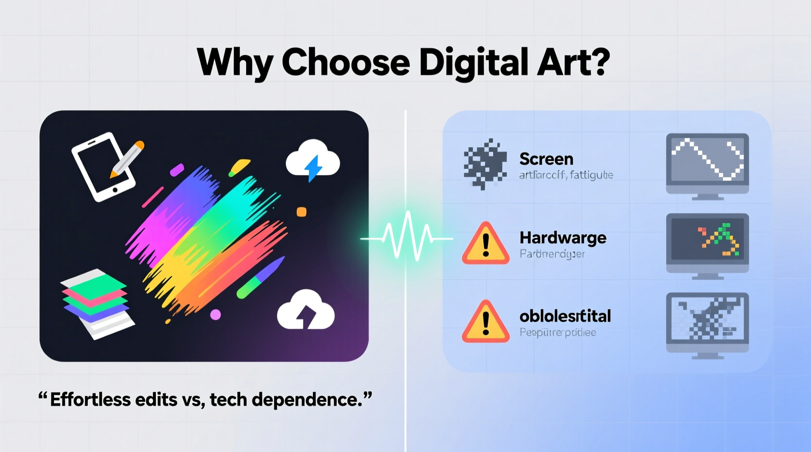 why choose digital art exploring benefits drawbacks