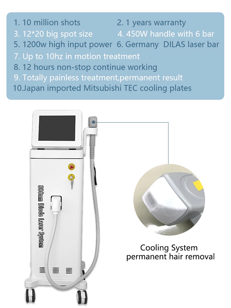 Niansheng Professional 755nm 808nm 1064nm  Laser Hair Removal Skin Rejuvenation Beauty Machine