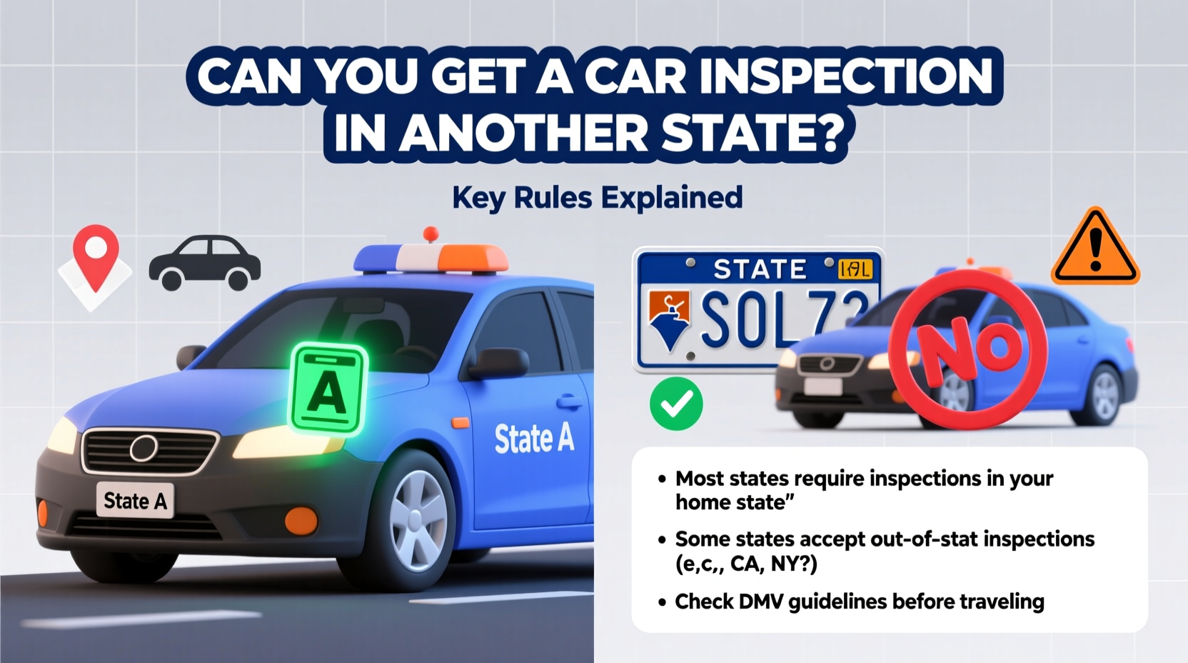 can i get my car inspected in another state