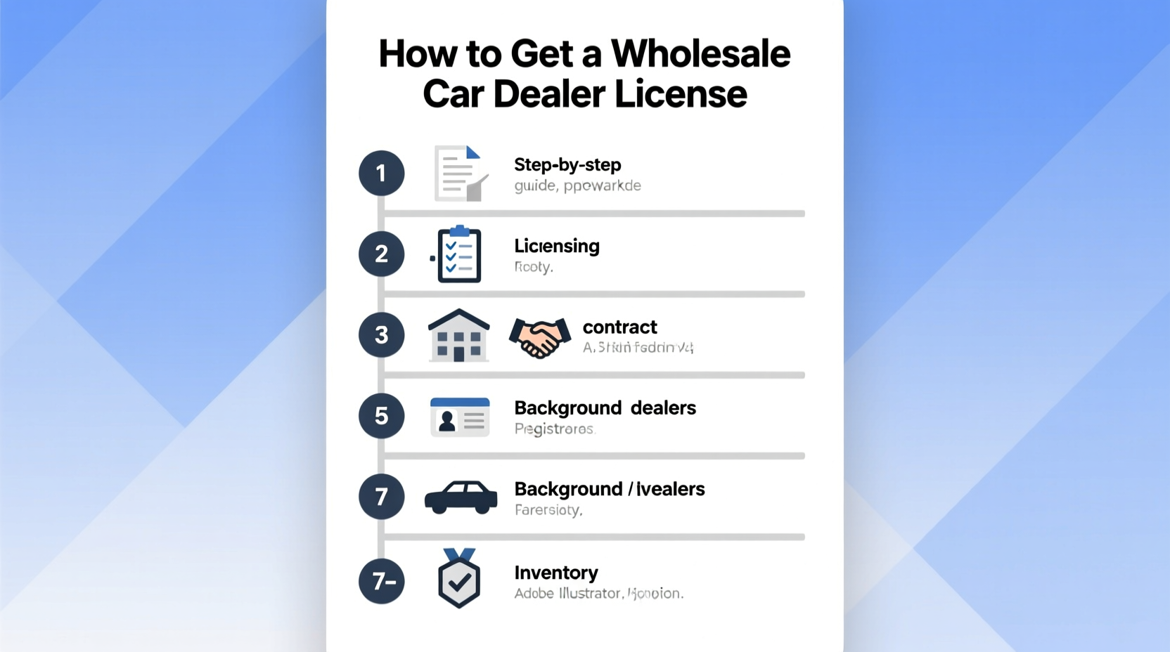 how do i get a wholesale car dealer license