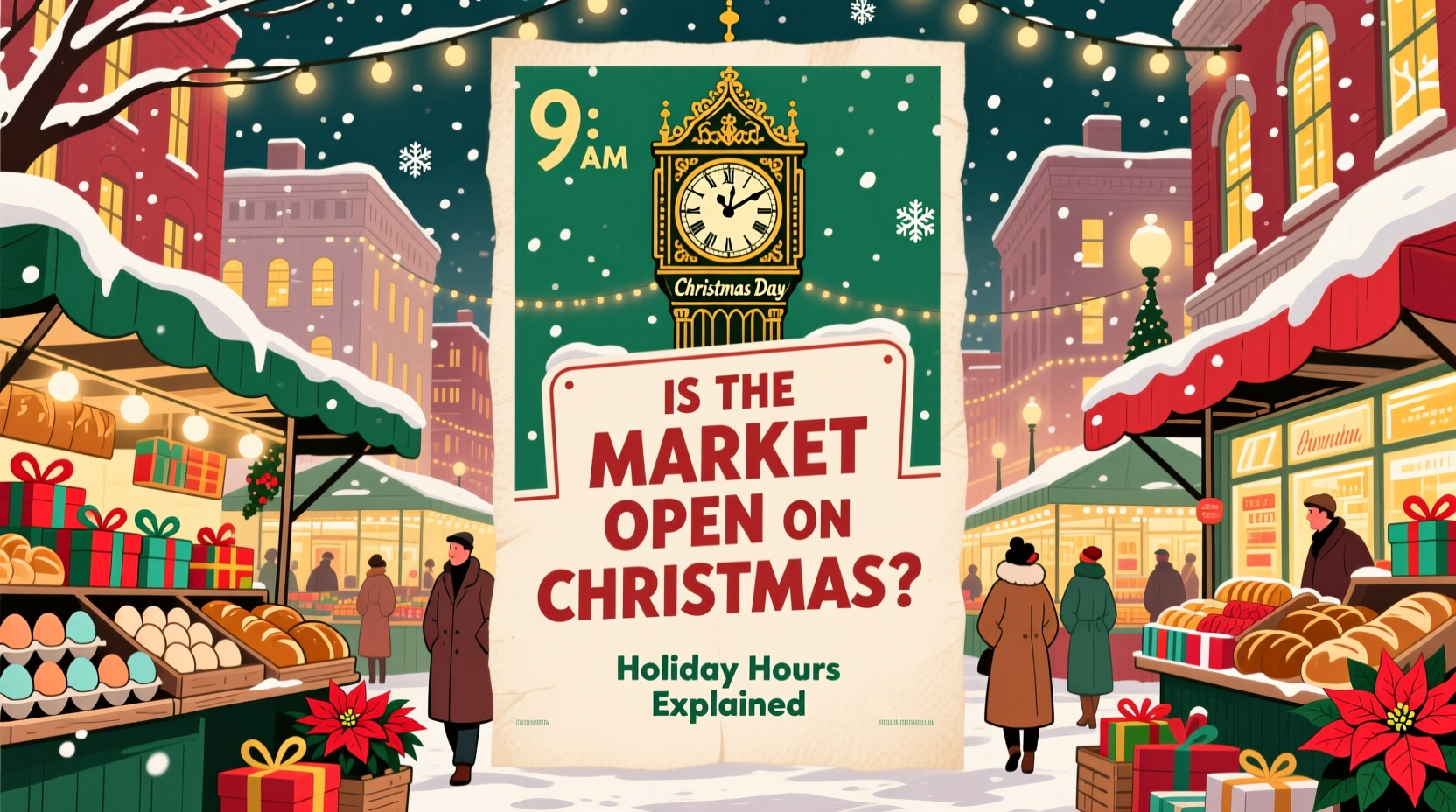 is the market open on christmas