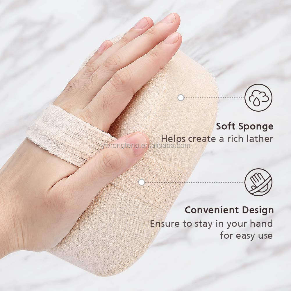 天然角質除去シャワーローファスポンジバスビューティーパッド