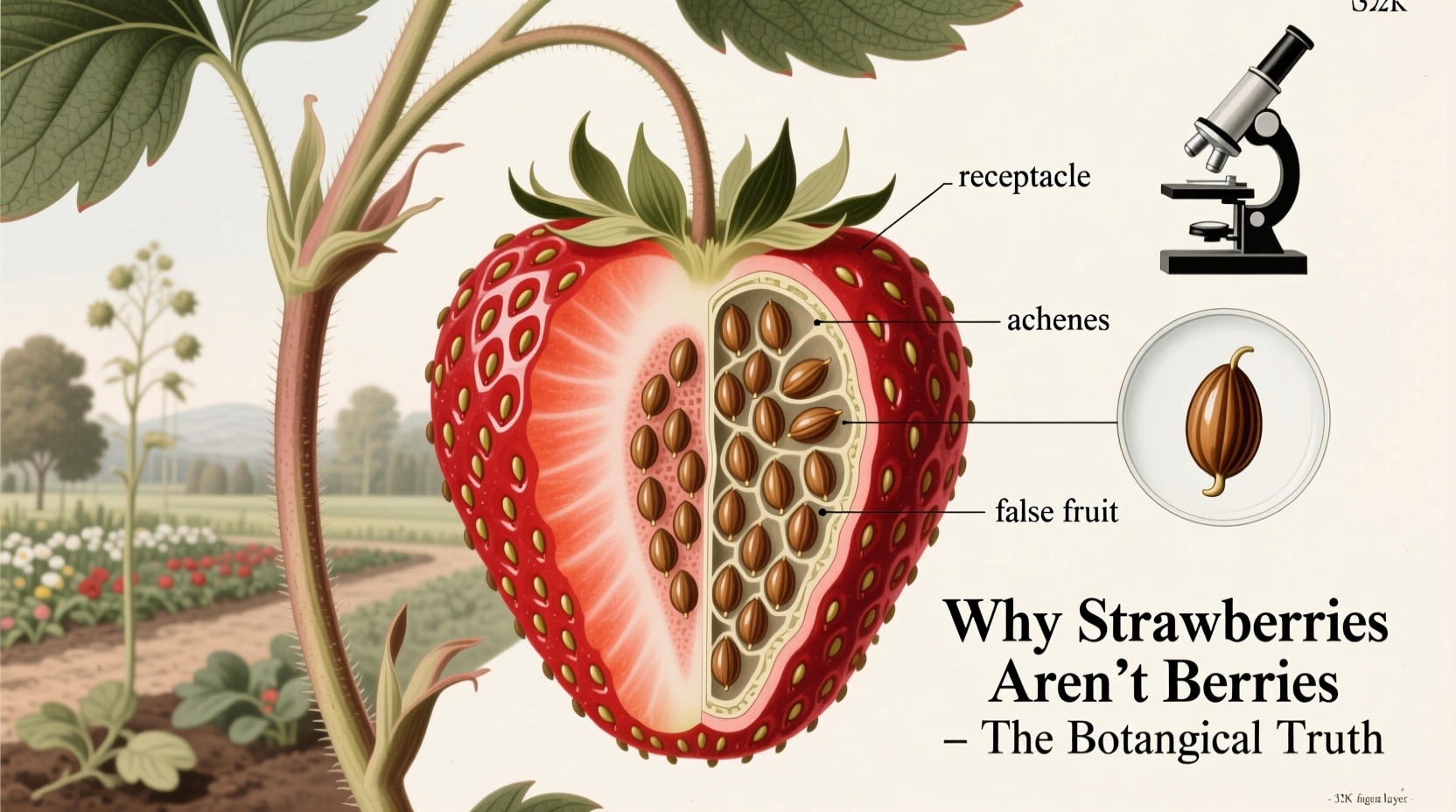 why strawberries arent really berries the botanical truth