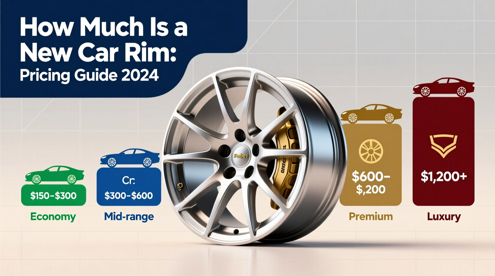 how much is a new car rim