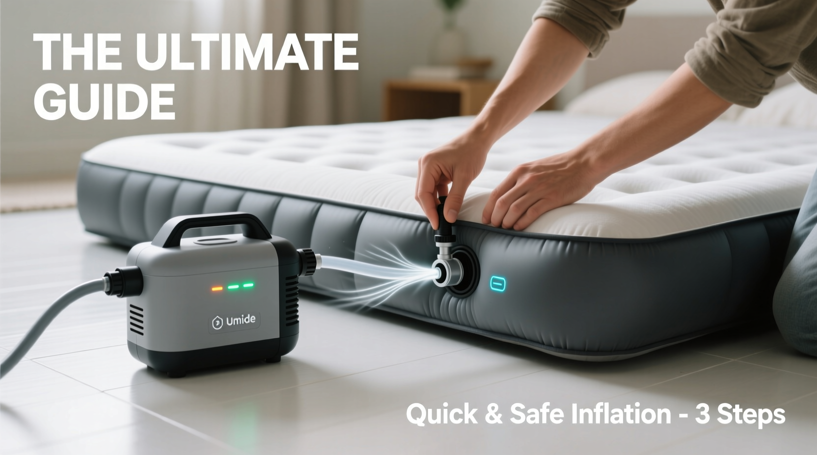 the ultimate guide how to quickly and safely blow up an air mattress using a pump