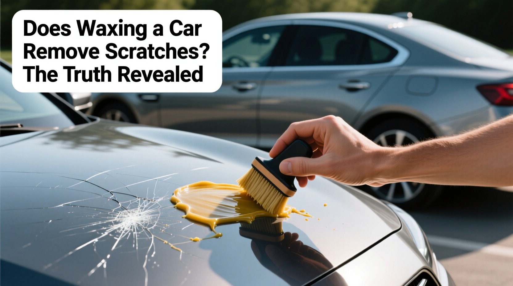 does waxing car remove scratches