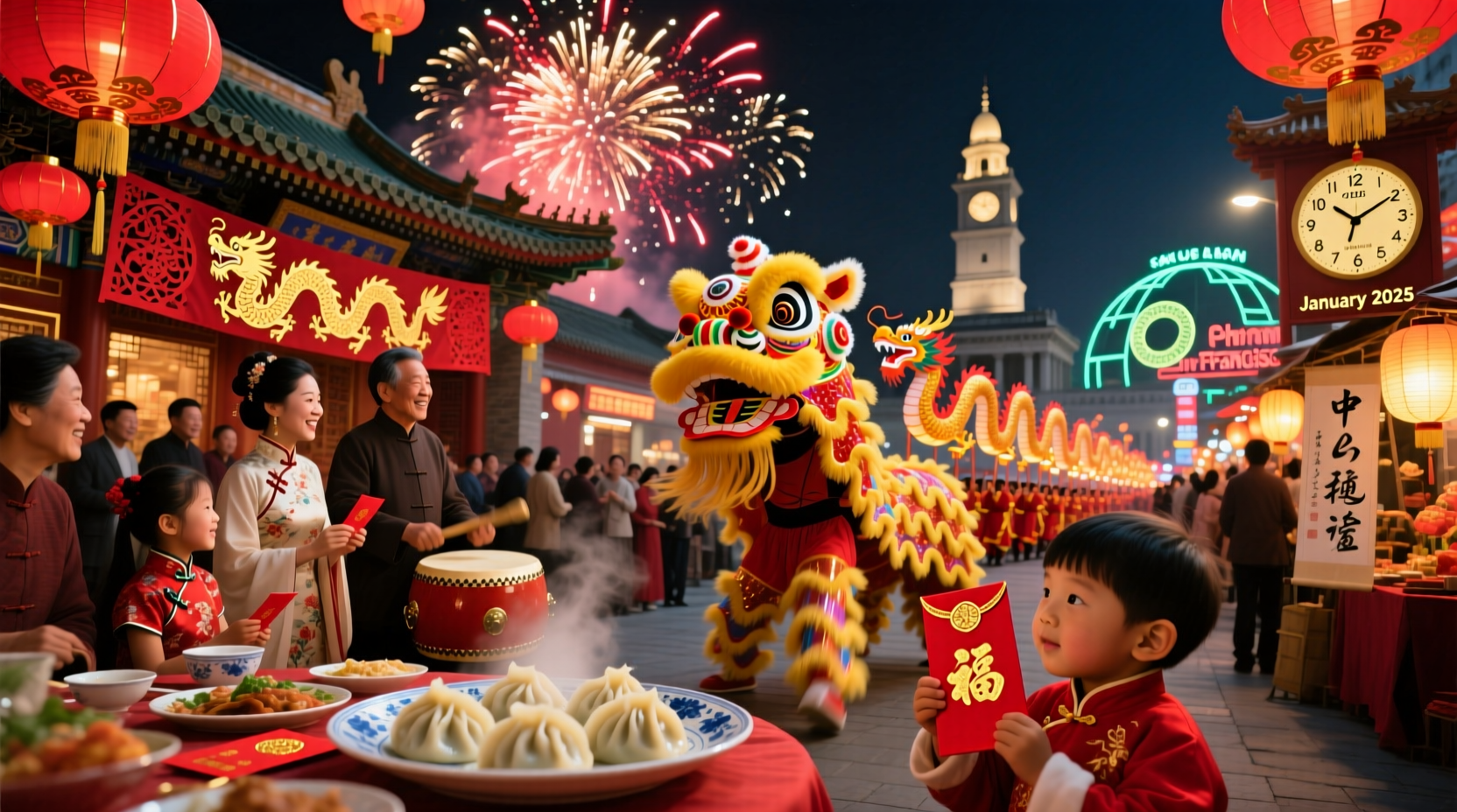 how do they celebrate chinese new year