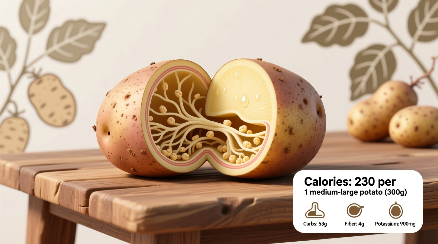 Calories in a Large Potato: Exact Count & Nutrition Facts
