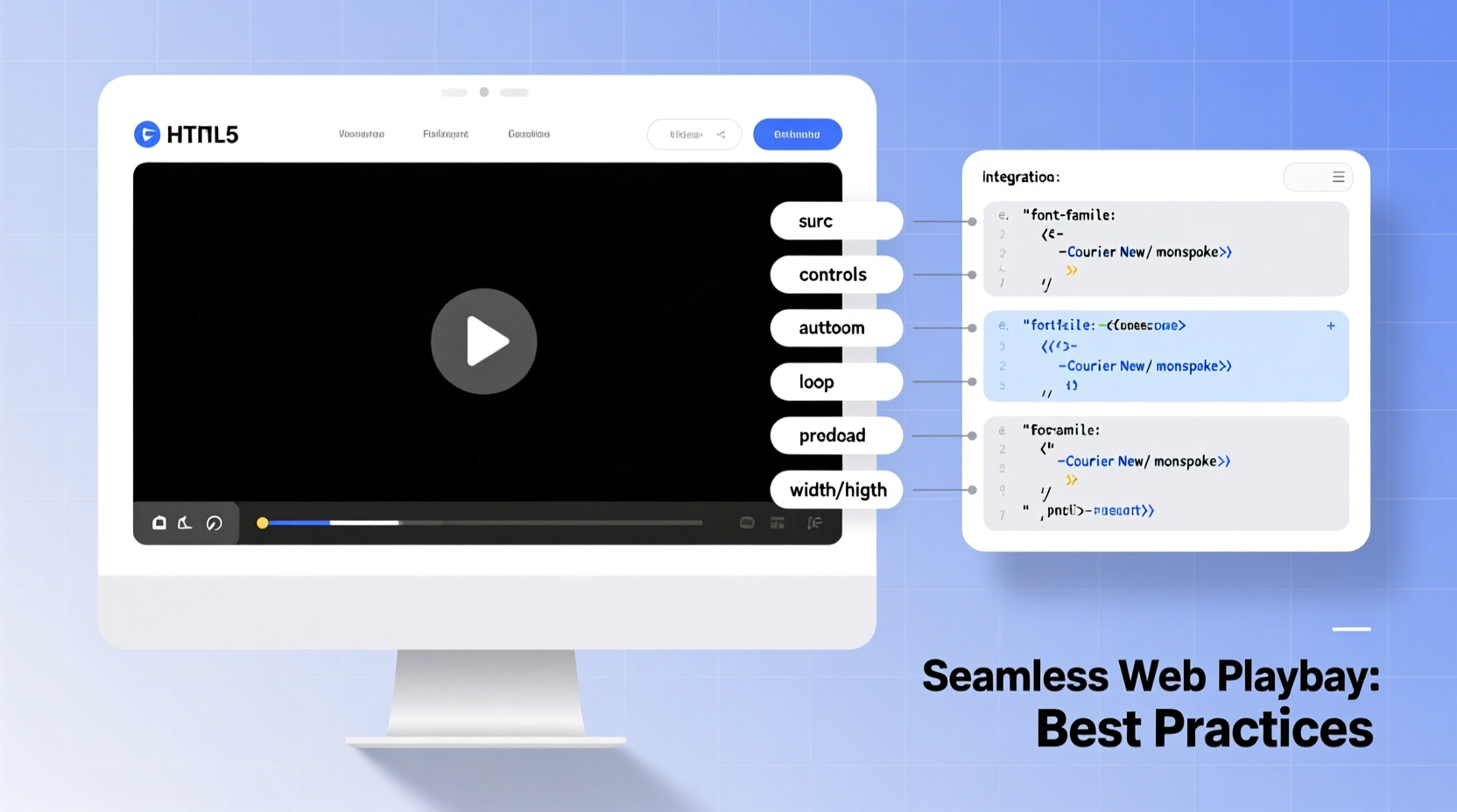 a complete guide to inserting videos in html for seamless web playback