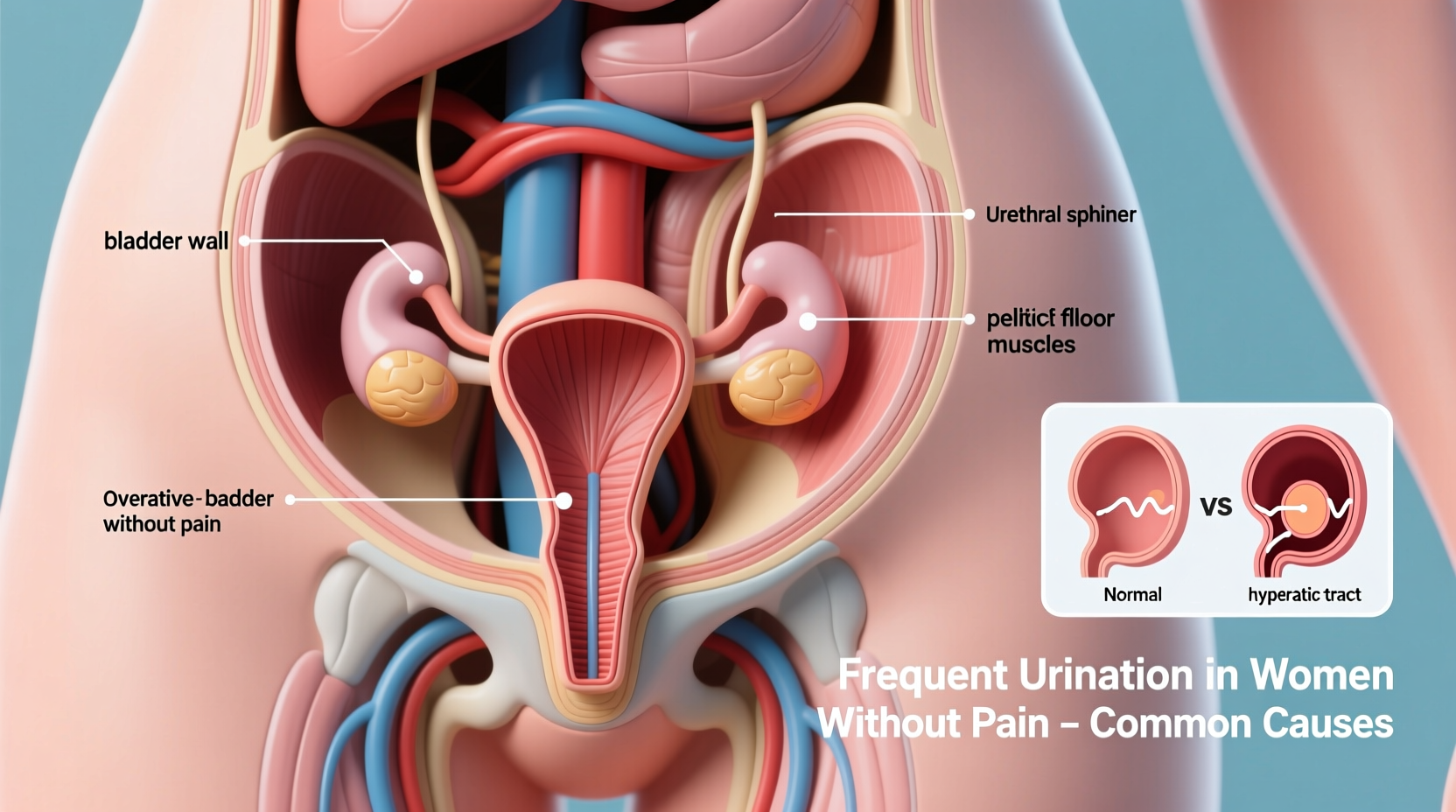 frequent urination in women without pain common causes