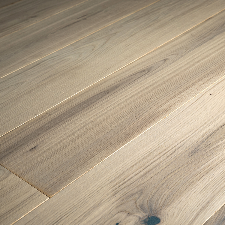 White oak silk white color export engineered  flooring