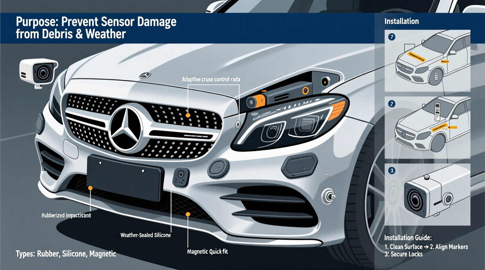Mercedes Sensor Damage Covers: Purpose, Types & Installation Guide