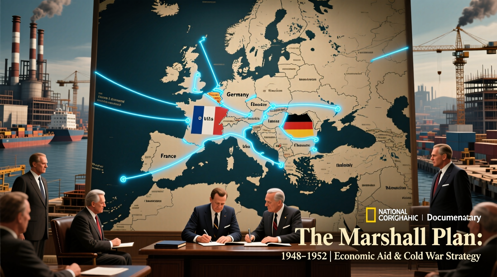 why did the us implement the marshall plan reasons impact