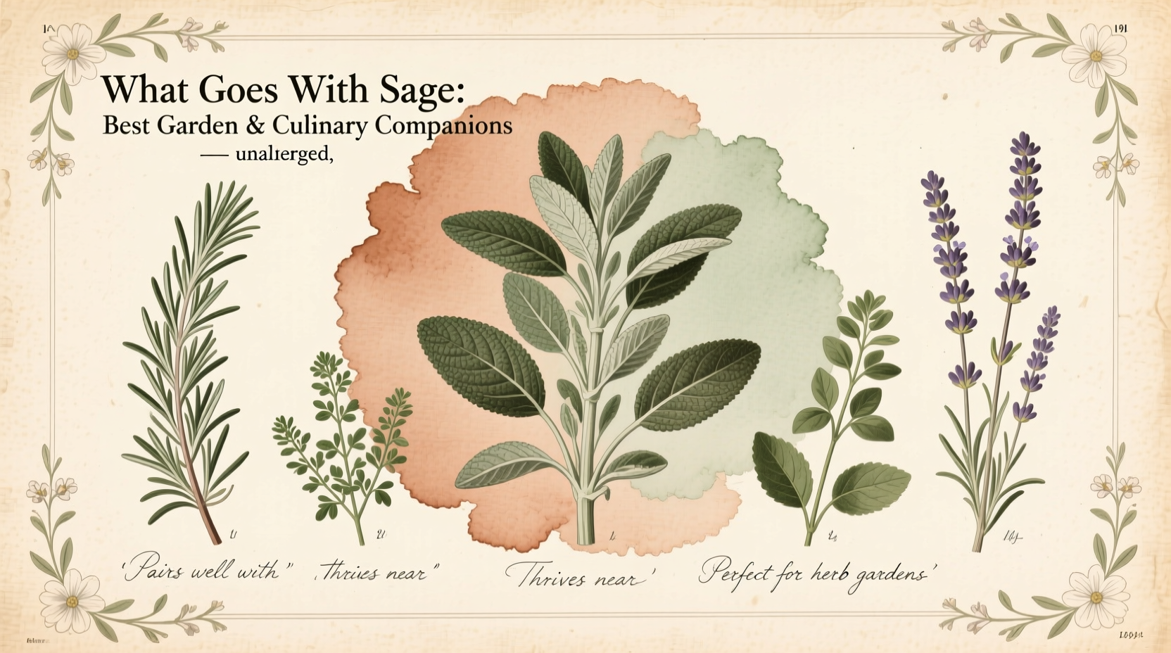 What Goes With Sage: Best Garden & Culinary Companions