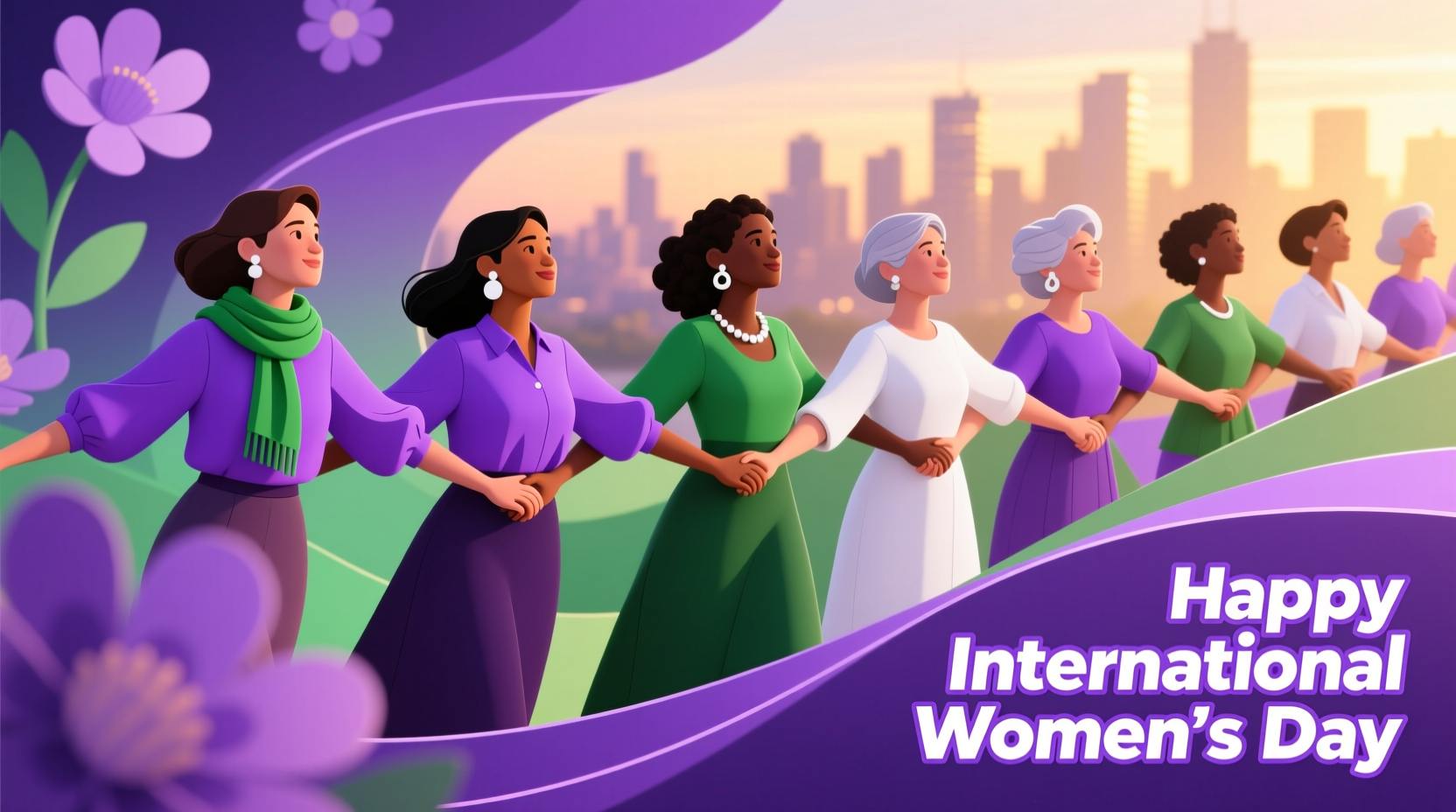 international womens day colour