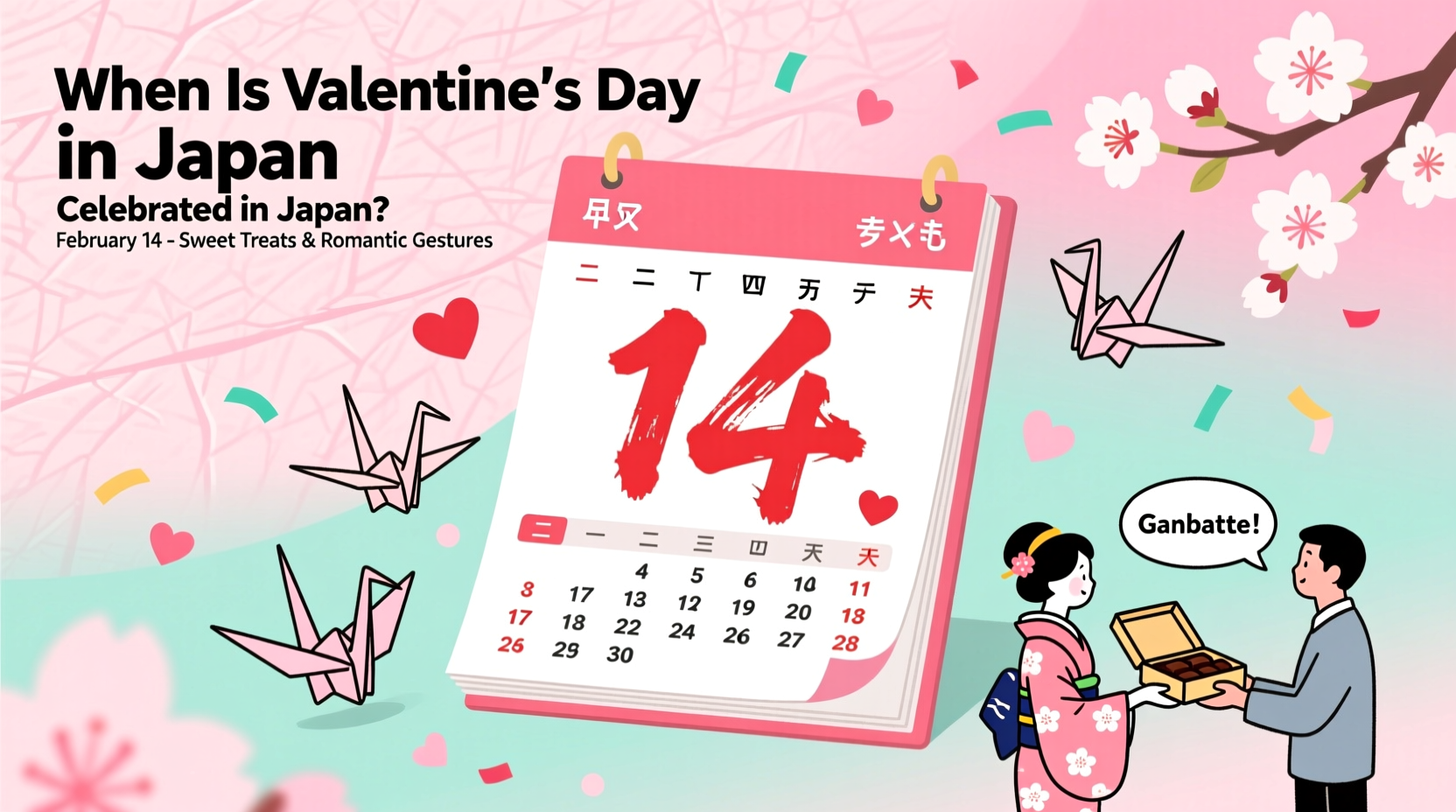 when is valentines day celebrated in japan