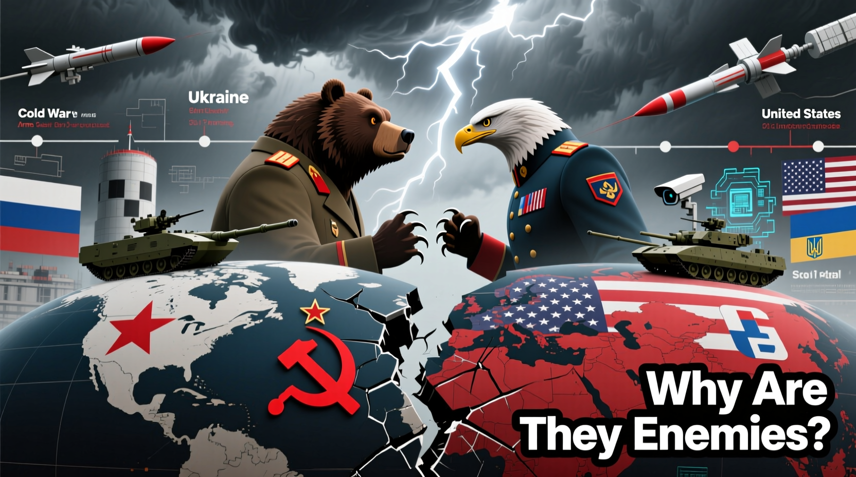 russia and us why are they enemies history current tensions