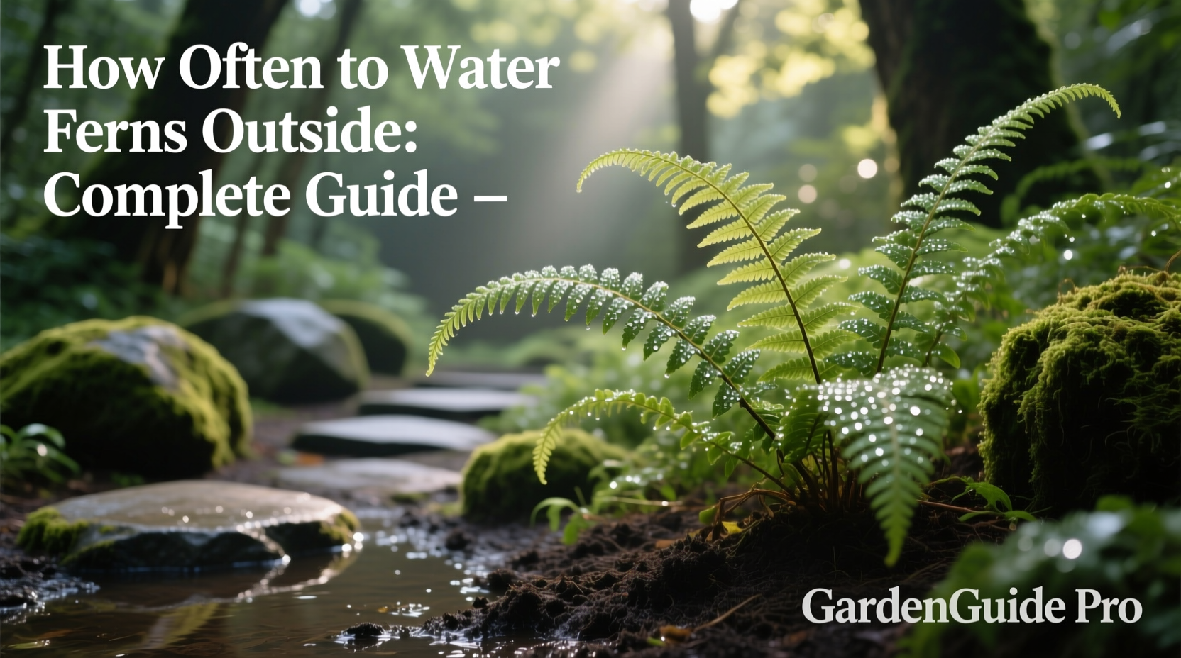 how often do you water ferns outside