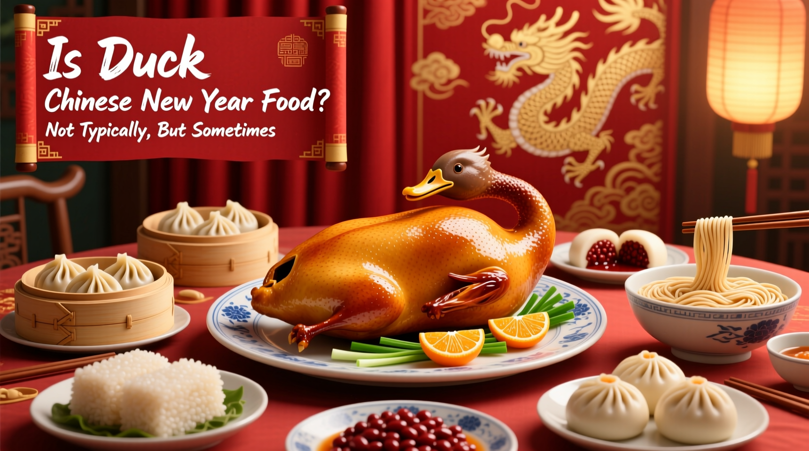 is duck chinese new year food