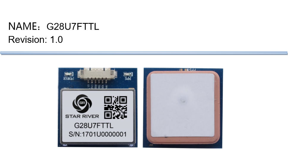 1-10hz PPS second pulse with flash for 28u7fttl level GPS module