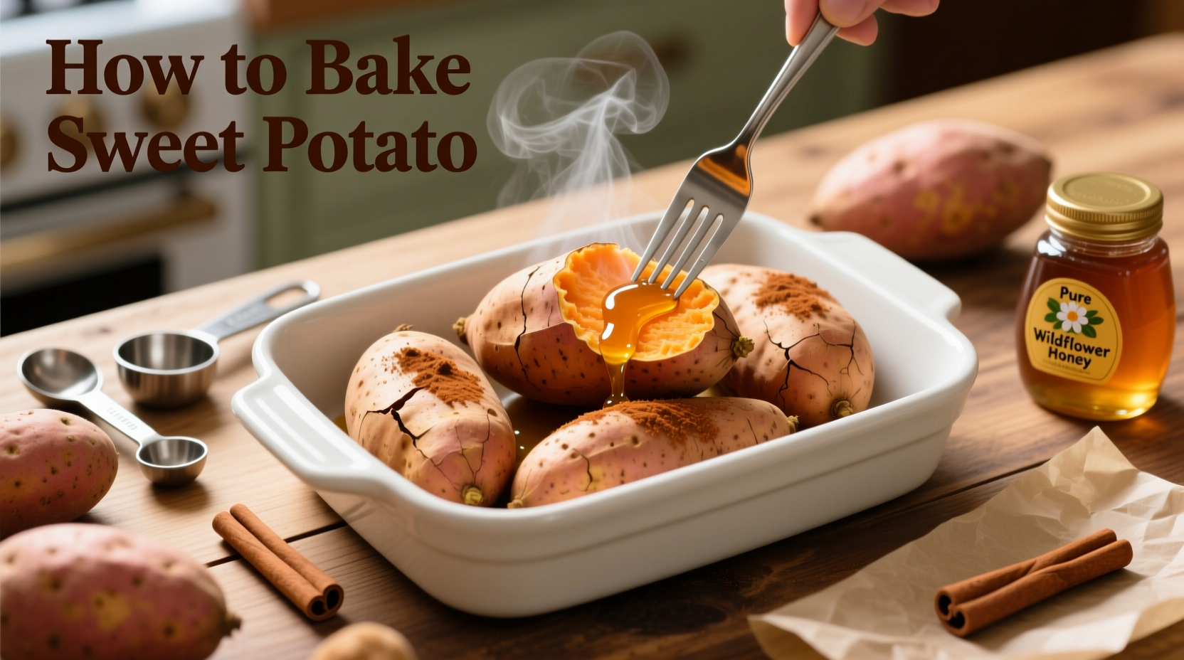 how to bake sweet potato