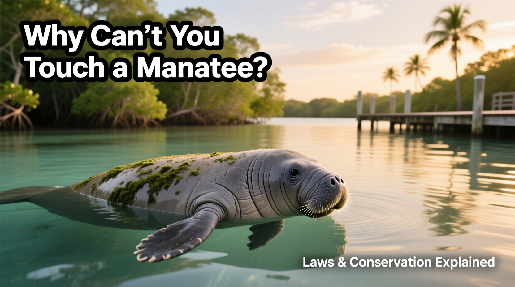 why cant you touch a manatee laws conservation explained